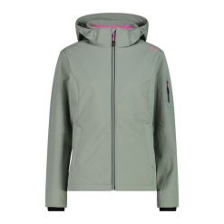 Kurtka damska turystyczna CMP 39A5006. Szare kurtki sportowe CMP, xs, bez wzorów, z softshellu, bez kaptura, trekkingowe. Za 340.00 zł.