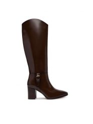 LAUREN RALPH LAUREN Kozaki Rlyn Bk T Hl Bo Tal 802P12879002 Brązowy ciemny. Brązowe kozaki Lauren Ralph Lauren, ze skóry, bez obcasa, na słupku, bez zapięcia. Za 1,599.00 zł.