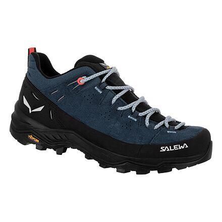 Buty trekkingowe damskie Salewa Alp Trainer 2. Niebieskie trekkingi Salewa, z materiału, trekkingowe. Za 701.27 zł.