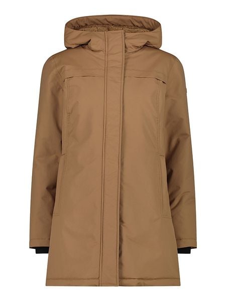 CMP Parka funkcyjna w kolorze jasnobrązowym rozmiar: 36. Brązowe kurtki sportowe CMP, m, bez wzorów, bez kaptura, outdoorowe. Za 272.95 zł.