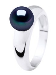 Pearl Addict Srebrny pierścionek z perłą rozmiar: 52. Niebieskie pierścionki Pearl Addict, z perłą, srebrne. Za 304.99 zł.