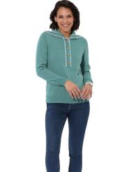 WITT WEIDEN Sweter w kolorze turkusowym rozmiar: 48. Niebieskie swetry WITT WEIDEN, bez wzorów, bez ramiączek. Za 43.99 zł.