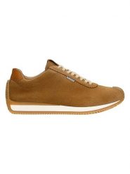 Wojas Skórzane sneakersy w kolorze jasnobrązowym rozmiar: 38. Brązowe trampki Wojas, bez wzorów, bez zapięcia. Za 347.81 zł.