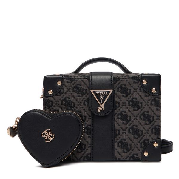 Torebka Guess. Szare torebki klasyczne Guess, z aplikacjami, bez dodatków. Za 349.99 zł.