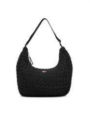 Tommy Jeans Torebka Tjw Urban Large Quilted AW0AW17929 Czarny. Czarne shopper Tommy Jeans, bez wzorów, z jeansu, bez dodatków. Za 469.99 zł.