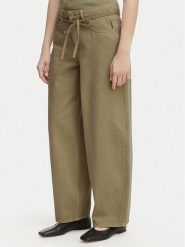 ONLY Jeansy Gianna 15372521 Khaki Straight Leg. Brązowe jeansy Only, bez wzorów. Za 131.99 zł.