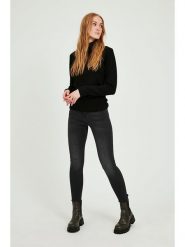 B.young Dżinsy - Slim fit - w kolorze antracytowym rozmiar: W36/L30. Czarne jeansy b.young, l, z aplikacjami. Za 83.42 zł.