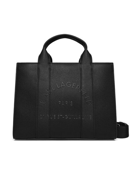 KARL LAGERFELD Torebka A4W30264 Czarny. Czarne torebki klasyczne KARL LAGERFELD, bez wzorów, ze skóry, bez dodatków. Za 679.99 zł.