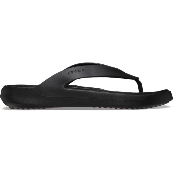 Japonki damskie Crocs Getaway Flip. Czarne klapki Crocs, bez wzorów, bez obcasa. W wyprzedaży za 131.75 zł.