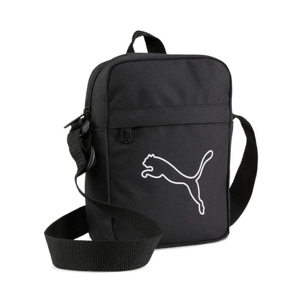 Torba Plus Crossbody. Czarne torby na ramię Puma, bez wzorów, z materiału, na ramię, bez dodatków. Za 61.99 zł.
