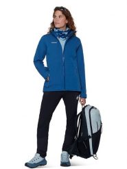 Mammut Kurtka funkcyjna "Linard Guide HS" w kolorze granatowym rozmiar: L. Niebieskie kurtki sportowe Mammut, l, bez wzorów, z materiału, bez kaptura, outdoorowe. Za 654.95 zł.