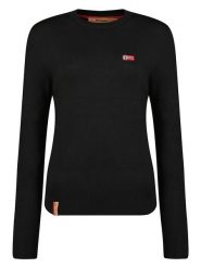 Geographical Norway Sweter "Fabrizia" w kolorze czarnym rozmiar: XXL. Czarne swetry Geographical Norway, xxl, bez wzorów, bez ramiączek. Za 101.23 zł.