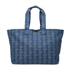 Torebka Lacoste. Niebieskie shopper Lacoste, bez wzorów, bez dodatków. Za 389.99 zł.