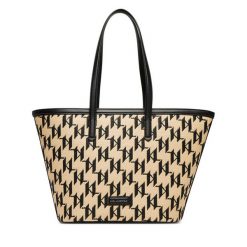 Torebka KARL LAGERFELD. Brązowe torebki klasyczne KARL LAGERFELD, bez wzorów, bez dodatków. Za 499.99 zł.