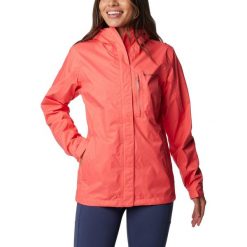 Kurtka Sportowa Z Kapturem Damska Columbia Pouring Adventure. Czerwone kurtki sportowe Columbia, s, bez wzorów, z kapturem. Za 364.99 zł.