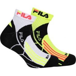 Fila 2-pack skarpety quarter do biegania biały/żółty-fluo 39-42. Zielone skarpety Fila, bez wzorów. Za 137.99 zł.