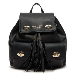 Plecak Nine West. Czarne plecaki Nine West, bez wzorów. Za 269.99 zł.