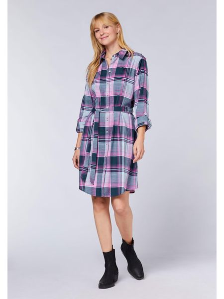 Polo Sylt Sukienka w kolorze niebiesko-różowym rozmiar: XS. Niebieskie sukienki Polo Sylt, xs, bez wzorów, z bawełny, bez kołnierzyka, bez ramiączek, mini. Za 108.74 zł.