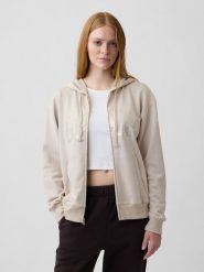 GAP Bluza w kolorze kremowym rozmiar: L. Brązowe bluzy GAP, l, bez wzorów, bez kaptura. Za 129.95 zł.