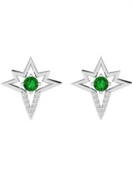 Vittoria Jewels Złote kolczyki-wkrętki z diamentami rozmiar: onesize. Szare kolczyki Vittoria Jewels, z diamentem, złote. Za 1,522.99 zł.