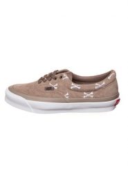 Vans Skórzane sneakersy w kolorze jasnobrązowym rozmiar: 39. Brązowe trampki Vans, bez wzorów, z materiału, bez zapięcia. Za 193.70 zł.