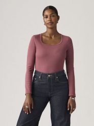 Levi's Koszulka "Essential" w kolorze różowym rozmiar: S. Różowe bluzki Levi's®, s, bez wzorów, z bawełny, bez kołnierzyka, bez ramiączek. Za 84.01 zł.