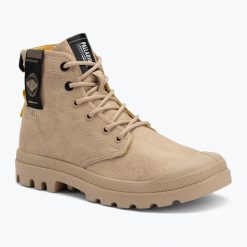Buty Palladium Pampa Surplus warm sand. Brązowe trekkingi Palladium, trekkingowe. Za 319.99 zł.