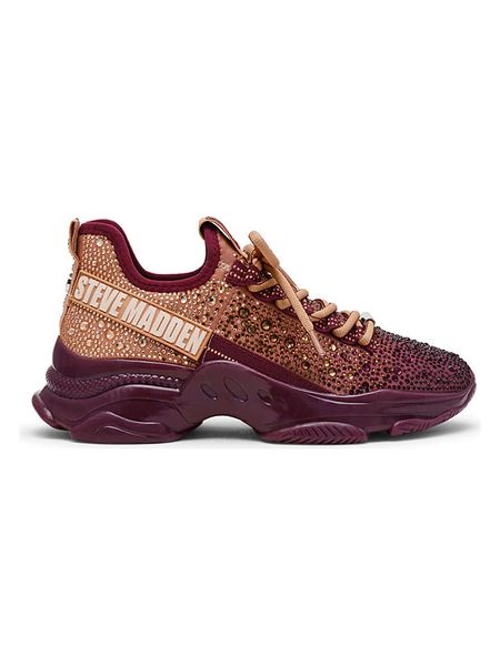 Steve Madden Sneakersy w kolorze beżowo-czerwonym rozmiar: 36. Brązowe trampki Steve Madden, bez wzorów, bez zapięcia. Za 254.95 zł.