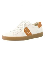 Paul Green Skórzane sneakersy w kolorze biało-jasnobrązowym rozmiar: 38. Białe trampki Paul Green, bez wzorów, bez zapięcia. Za 447.95 zł.