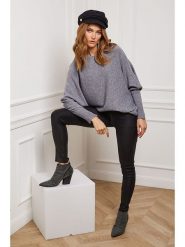 Joséfine Sweter "Jackson" w kolorze szarym rozmiar: L. Szare swetry Joséfine, l, bez wzorów, z kaszmiru, bez ramiączek. Za 208.99 zł.