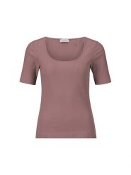 Rich & Royal Koszulka w kolorze brązowym rozmiar: XL. Brązowe bluzki Rich & Royal, xl, bez wzorów, z bawełny, bez kołnierzyka, bez ramiączek. Za 88.45 zł.