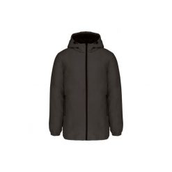 Recykowana parka z kapturem Kariban. Szare parki KARIBAN, na zimę, xs, z materiału, eleganckie, z kapturem. Za 252.50 zł.