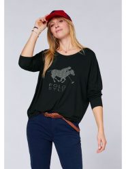 Polo Sylt Koszulka w kolorze czarnym rozmiar: S. Czarne koszulki polo Polo Sylt, s, bez wzorów, z bawełny, bez kołnierzyka, bez ramiączek. Za 116.95 zł.