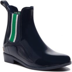 Kalosze LAUREN RALPH LAUREN - Tally II 802740795001 Navy. Niebieskie kalosze Lauren Ralph Lauren, bez wzorów, z materiału. W wyprzedaży za 299.00 zł.