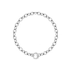 Bransoletka Łańcuch No.1, posrebrzana. Szare bransoletki Lilou, posrebrzane. Za 114.00 zł.