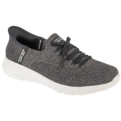 Buty sportowe Sneakersy damskie, Slip-Ins: Go Walk Joy - Abby. Czarne obuwie sportowe Skechers, bez zapięcia, trekkingowe, Skechers Sport. Za 279.99 zł.