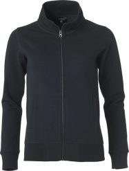 Clique Classic Cardigan Women – kardigan dresowy z kieszeniami na zamek, czarny. Czarne kardigany CLIQUE, s, bez wzorów, z bawełny. Za 218.22 zł.