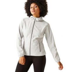 Softshell turystyczny damski Regatta Arec III z kapturem. Szare kurtki sportowe Regatta, xs, bez wzorów, z poliamidu, z kapturem, trekkingowe. Za 152.00 zł.