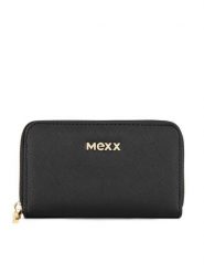 MEXX Portfel MEXX-W1-003-AW24 Czarny. Czarne portfele Mexx, bez wzorów, z materiału. Za 79.99 zł.
