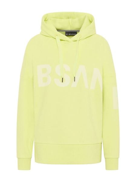 ELBSAND Bluza "Seldis" w kolorze limonkowym rozmiar: L. Zielone bluzy ELBSAND, l, bez wzorów, z kapturem. Za 191.96 zł.