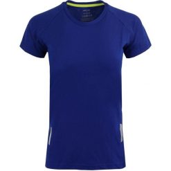 T-shirt sportowy Jumper damski w kolorze kobaltowym. Czarne koszulki sportowe JUMPERS, bez wzorów, z materiału, bez ramiączek, do biegania. Za 119.99 zł.