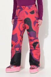 Damskie Spodnie narciarskie HYPRAR wodoodporne paski na rzep. Czerwone spodnie narciarskie Ulla Popken, plus size, bez wzorów, z materiału, narciarskie. Za 639.99 zł.