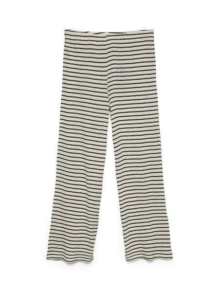 Vero Moda Spodnie w kolorze beżowo-czarnym rozmiar: S. Brązowe spodnie materiałowe Vero Moda, na co dzień, s, bez wzorów, z materiału, z podwyższonym stanem. Za 129.95 zł.