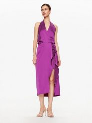 Pinko Sukienka koktajlowa Protone Abito AI 23-24 PDTI 101613 Z345 Fioletowy Regular Fit. Fioletowe sukienki Pinko, bez wzorów, z syntetyku, wizytowe, bez kołnierzyka, bez ramiączek. Za 2,409.00 zł.