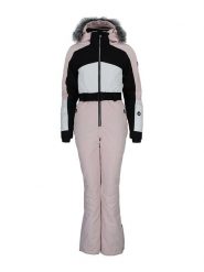 Peak Mountain Kombinezon narciarski "Arctico" w kolorze jasnoróżowym rozmiar: M. Różowe spodnie sportowe Peak Mountain, m, bez wzorów, z tkaniny, narciarskie. Za 704.47 zł.