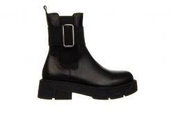 Botki Bayla-161 188 1303 01 Black 161634, Czarny, Skóra naturalna - 41. Czarne botki Bayla, na zimę, bez wzorów, z gumy, z okrągłym noskiem, za kostkę, bez obcasa, bez zapięcia. W wyprzedaży za 269.10 zł.