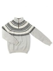 COLD Sweter "Bodö" w kolorze szarym rozmiar: 40. Szare swetry COLD, bez wzorów, z wełny, bez ramiączek. Za 239.99 zł.