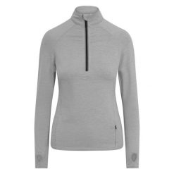 Bluza Damska CoolFlex Half Zip Top. Czarne bluzy JUST COOL, s, bez wzorów, bez kaptura. Za 152.99 zł.