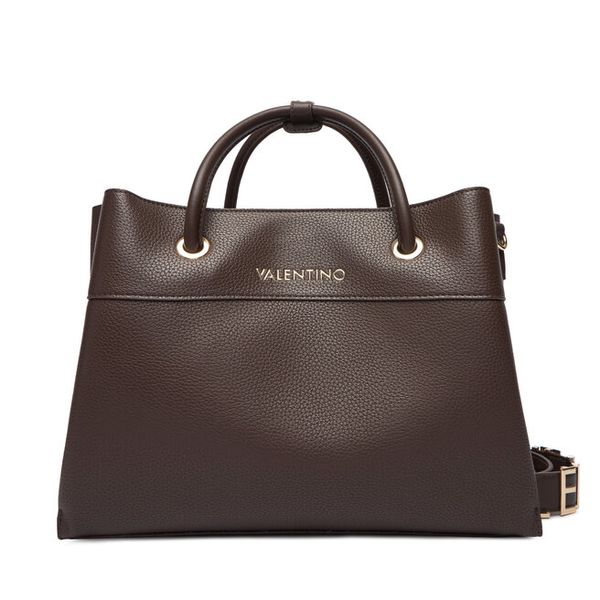 Torebka Valentino. Brązowe torebki klasyczne Valentino, bez wzorów, bez dodatków. Za 729.99 zł.