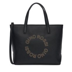 Torebka GINO ROSSI. Czarne torebki klasyczne Gino Rossi, bez wzorów, bez dodatków. Za 279.99 zł.